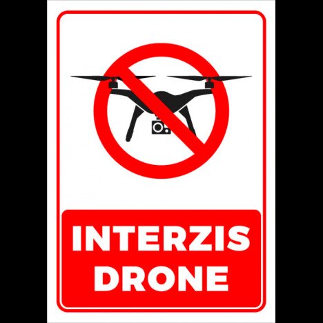 Semn pentru interzicerea drone