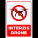 Semn pentru interzicerea drone